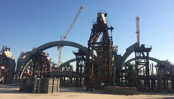 Kuwait International Airport Steel Erection