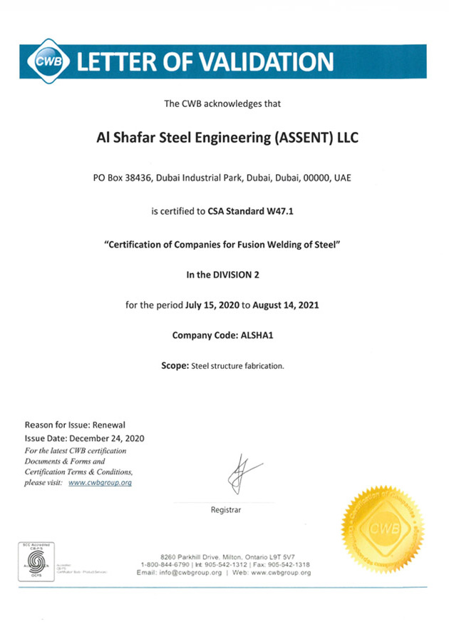 Certified Steel Company | Steel Fabrication USA