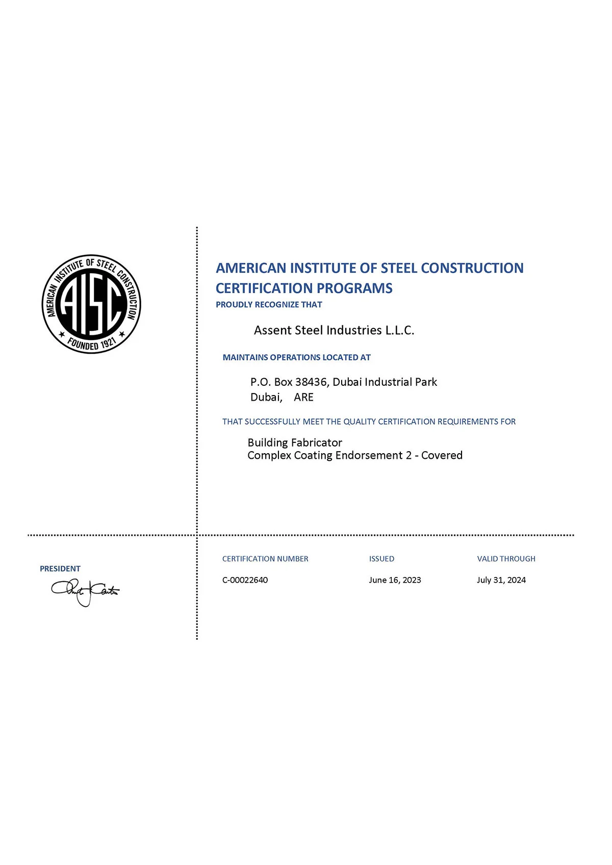 steel construction companies